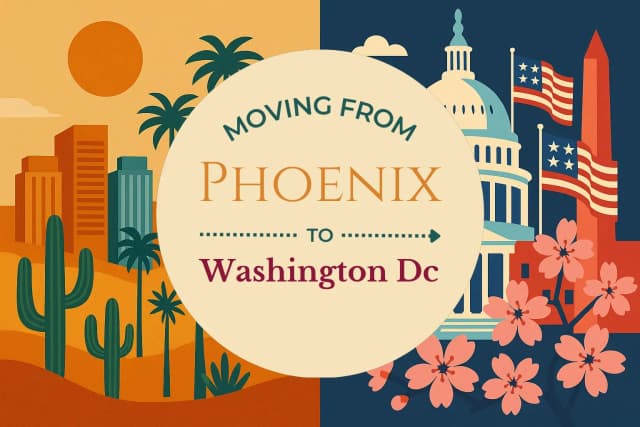 Moving from Phoenix to Washington DC