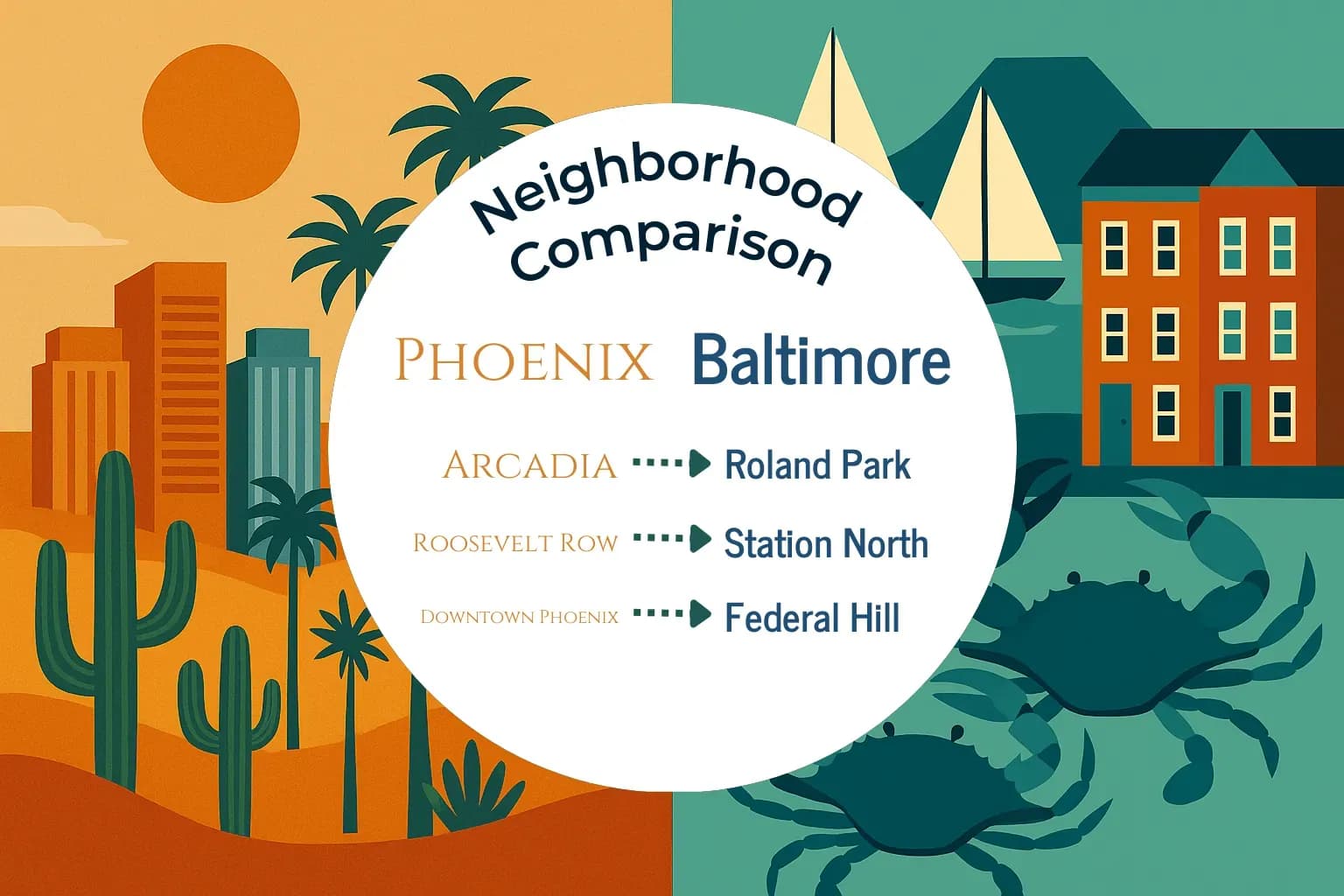 Phoenix vs Baltimore Neighborhood Comparison