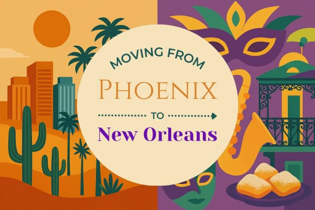 Moving from Phoenix to New Orleans