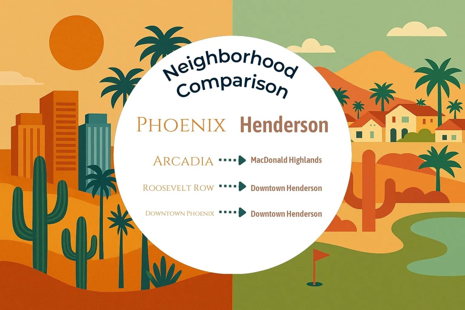 Phoenix vs Henderson Neighborhood Comparison