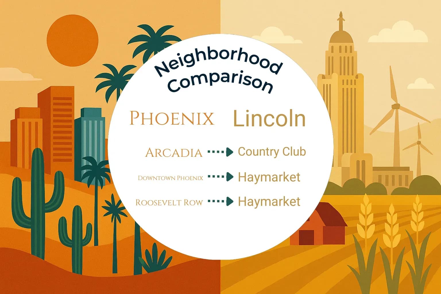 Phoenix vs Lincoln Neighborhood Comparison