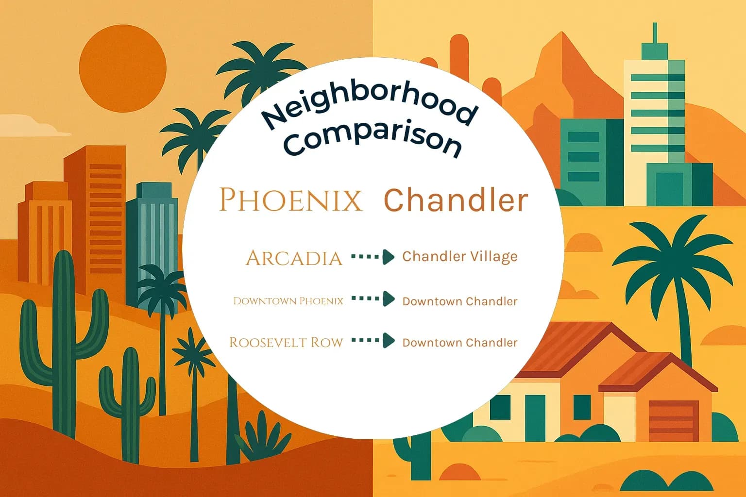 Phoenix vs Chandler Neighborhood Comparison