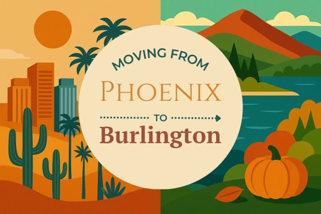 Moving from Phoenix to Burlington