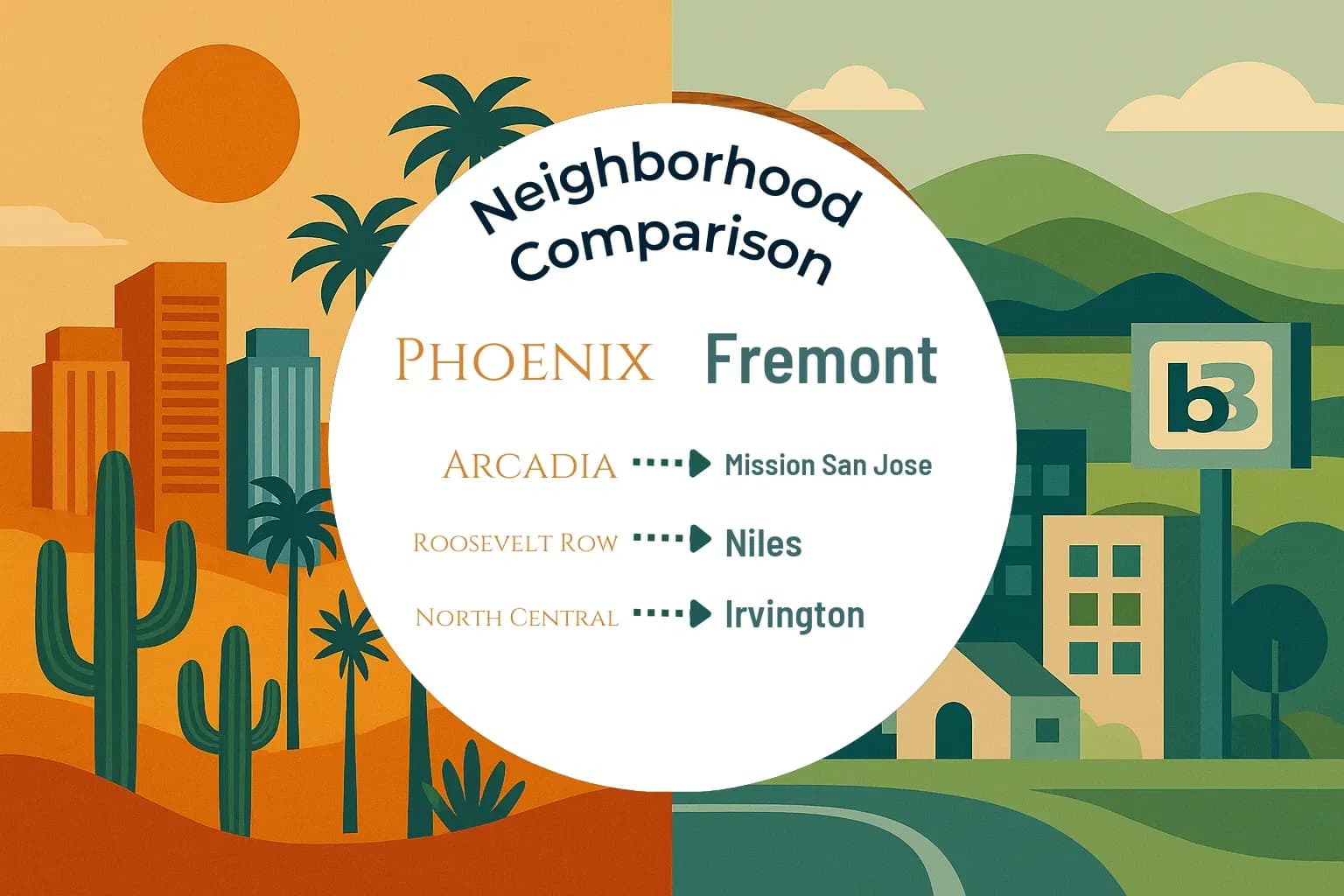 Phoenix vs Fremont Neighborhood Comparison