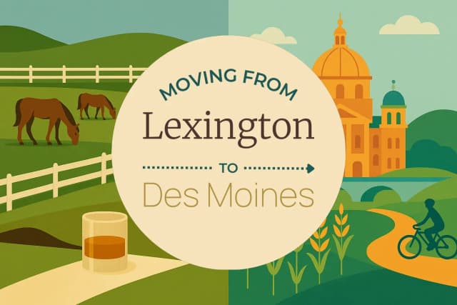 Moving from Lexington to Des Moines