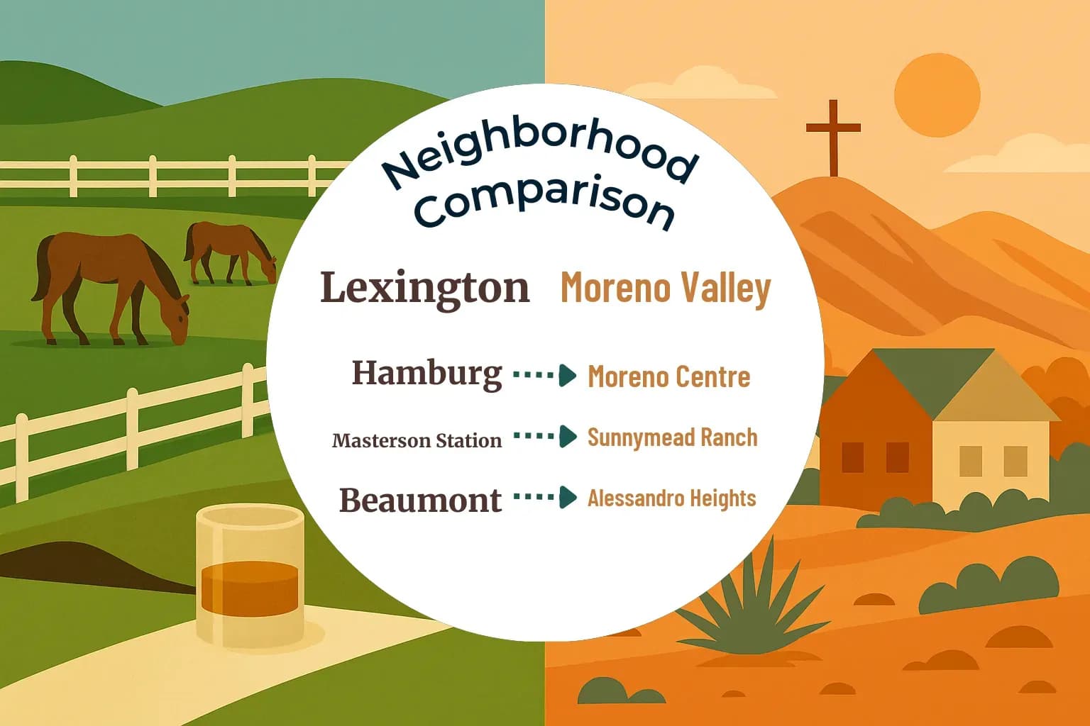 Lexington vs Moreno Valley Neighborhood Comparison