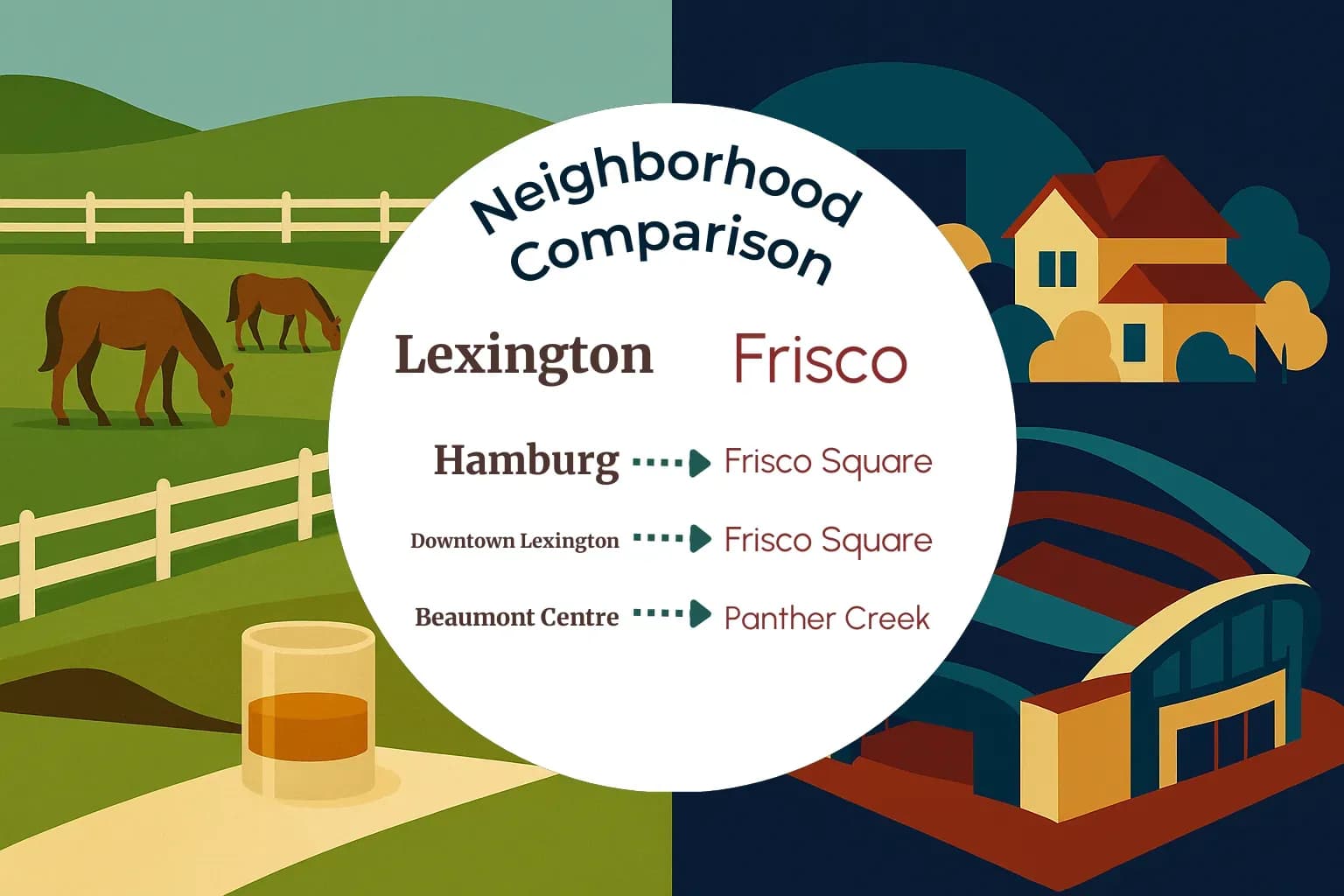 Lexington vs Frisco Neighborhood Comparison