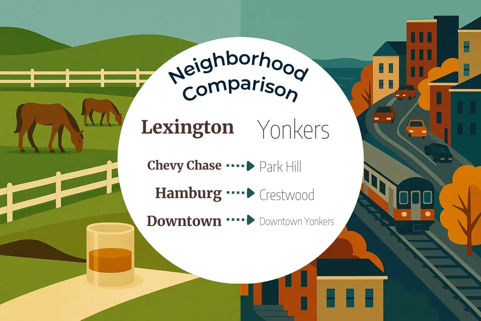 Lexington vs Yonkers Neighborhood Comparison