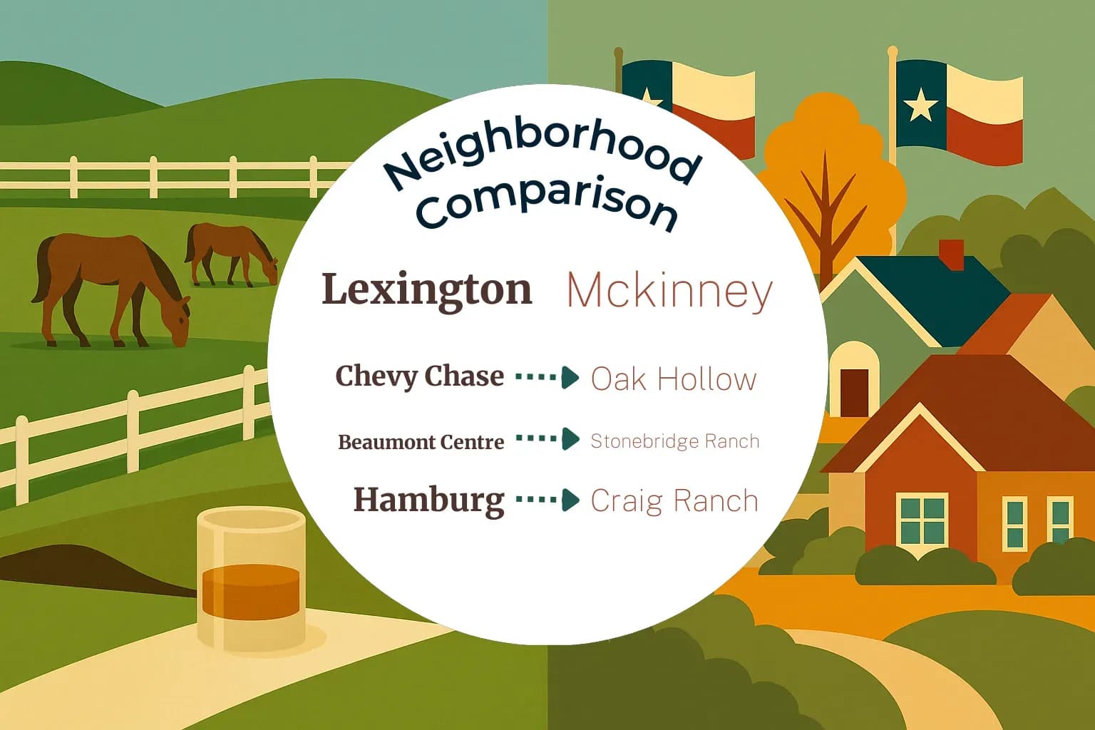 Lexington vs Mckinney Neighborhood Comparison