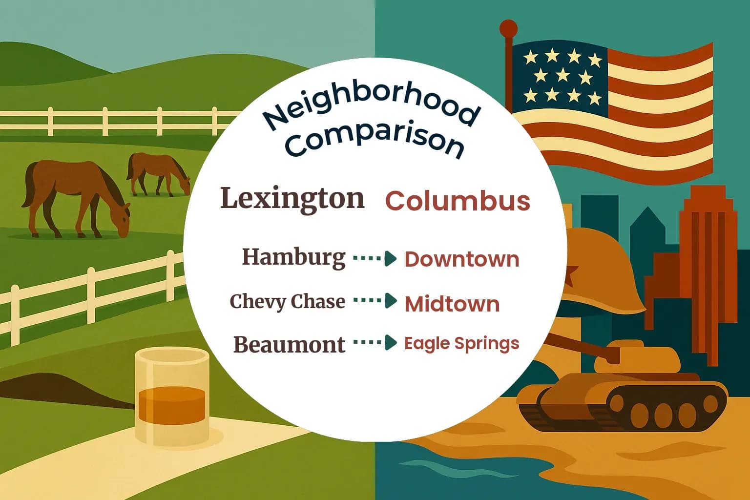 Lexington vs Columbus Neighborhood Comparison