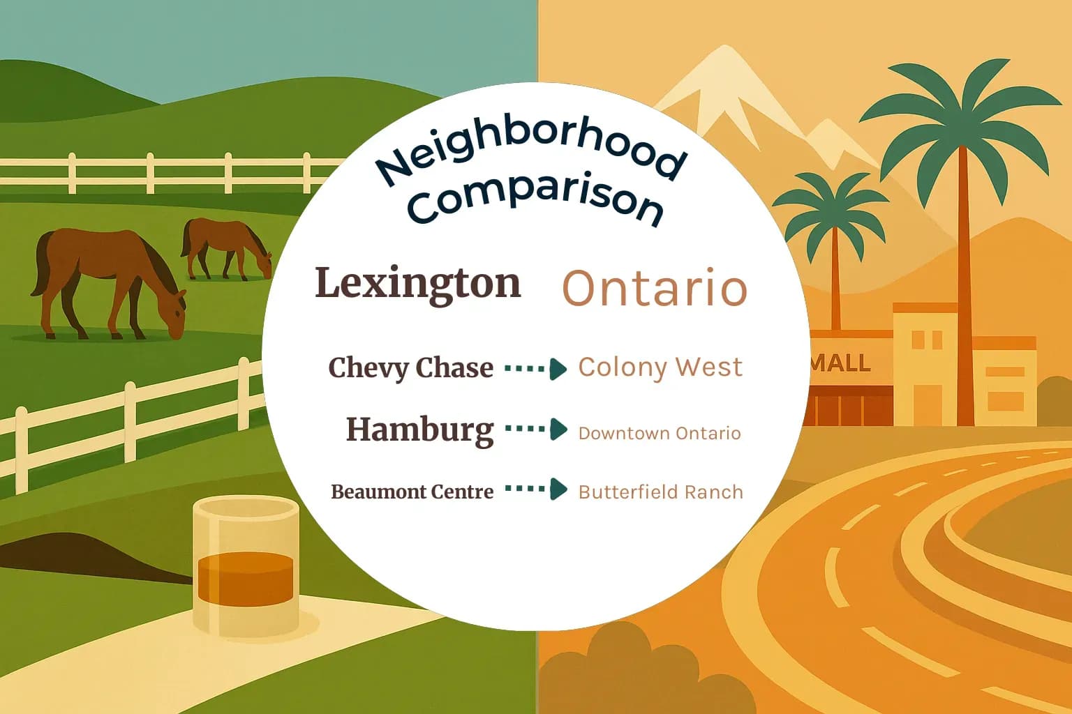 Lexington vs Ontario Neighborhood Comparison