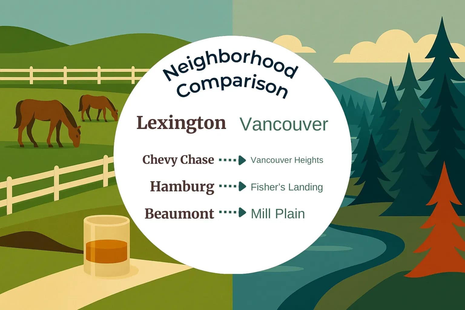 Lexington vs Vancouver Neighborhood Comparison