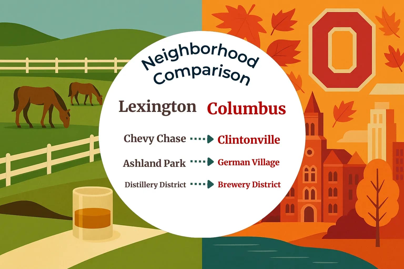 Lexington vs Columbus Neighborhood Comparison