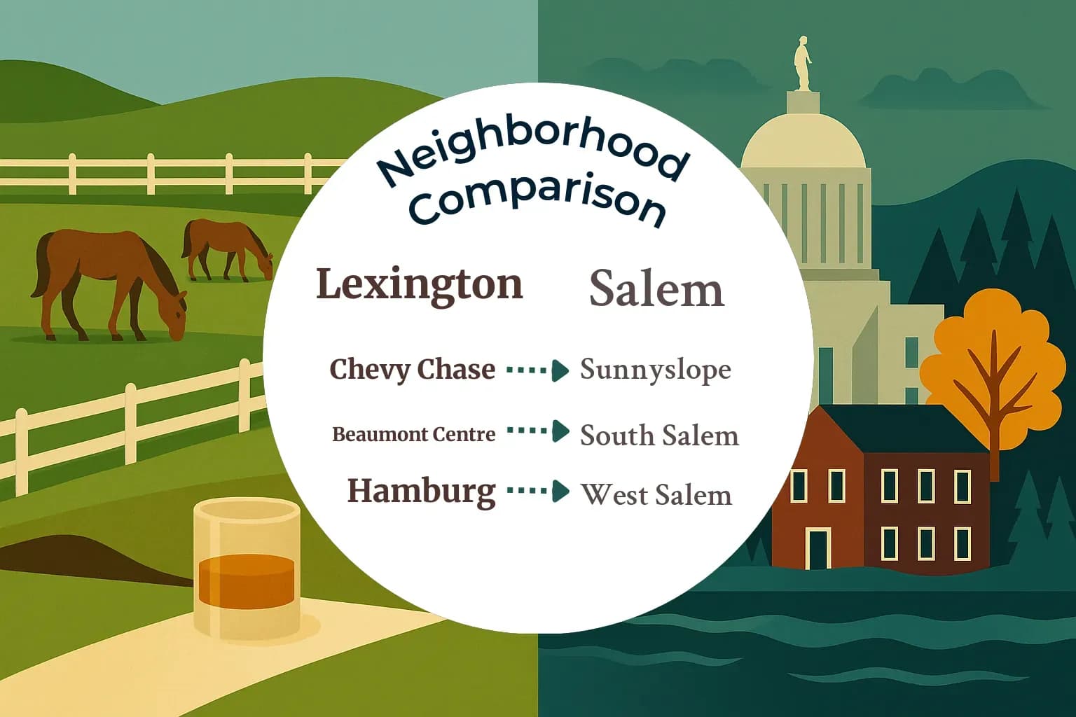 Lexington vs Salem Neighborhood Comparison