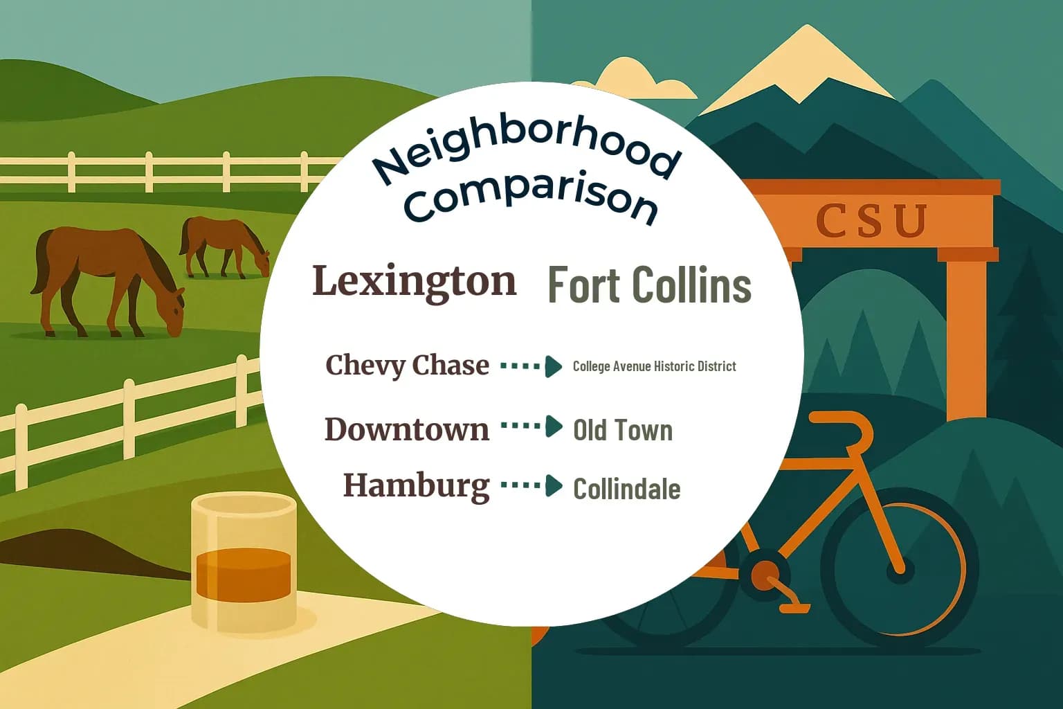 Lexington vs Fort Collins Neighborhood Comparison