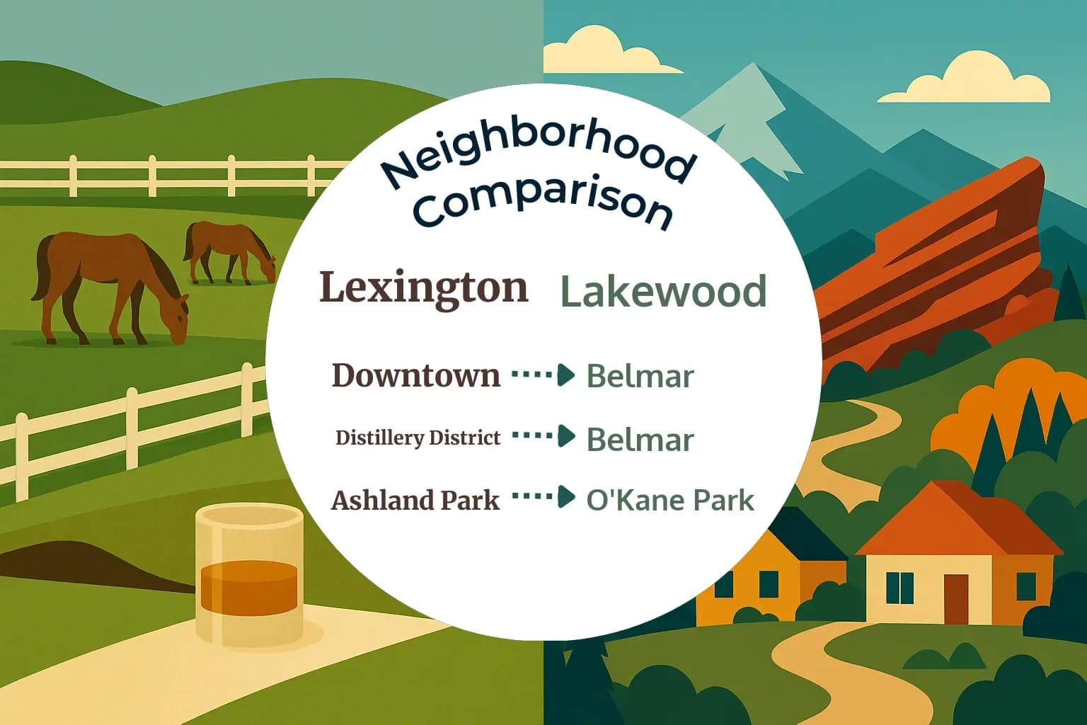 Lexington vs Lakewood Neighborhood Comparison