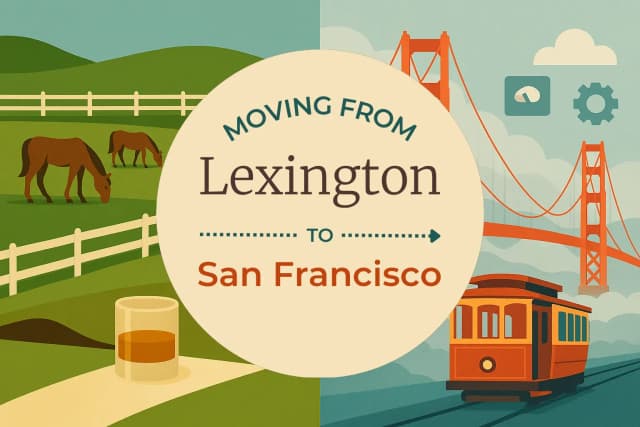 Moving from Lexington to San Francisco