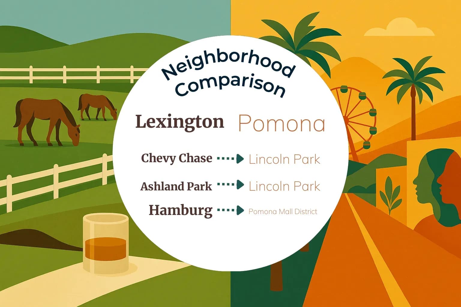Lexington vs Pomona Neighborhood Comparison