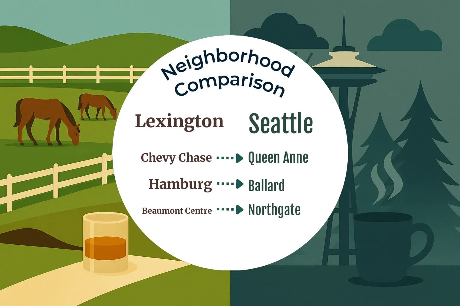 Lexington vs Seattle Neighborhood Comparison
