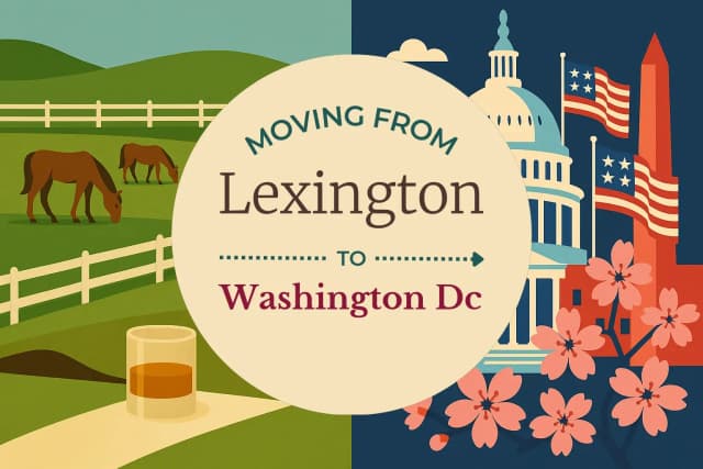 Moving from Lexington to Washington DC