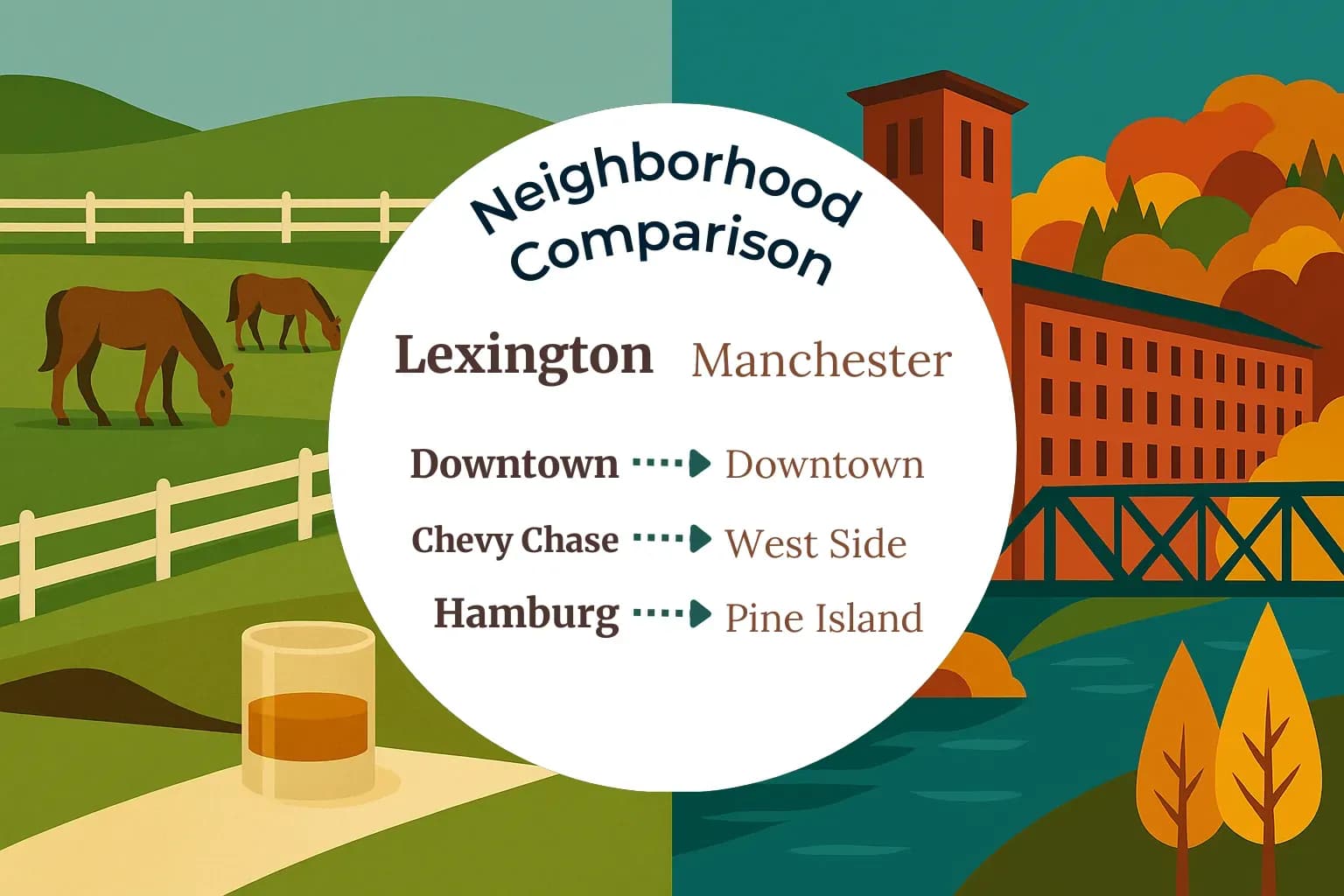 Lexington vs Manchester Neighborhood Comparison