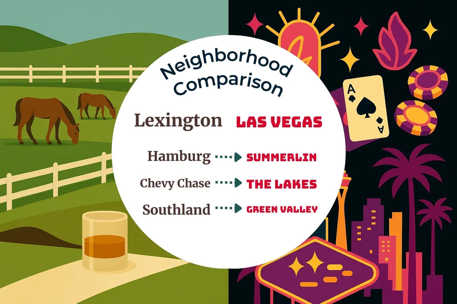 Lexington vs Las Vegas Neighborhood Comparison