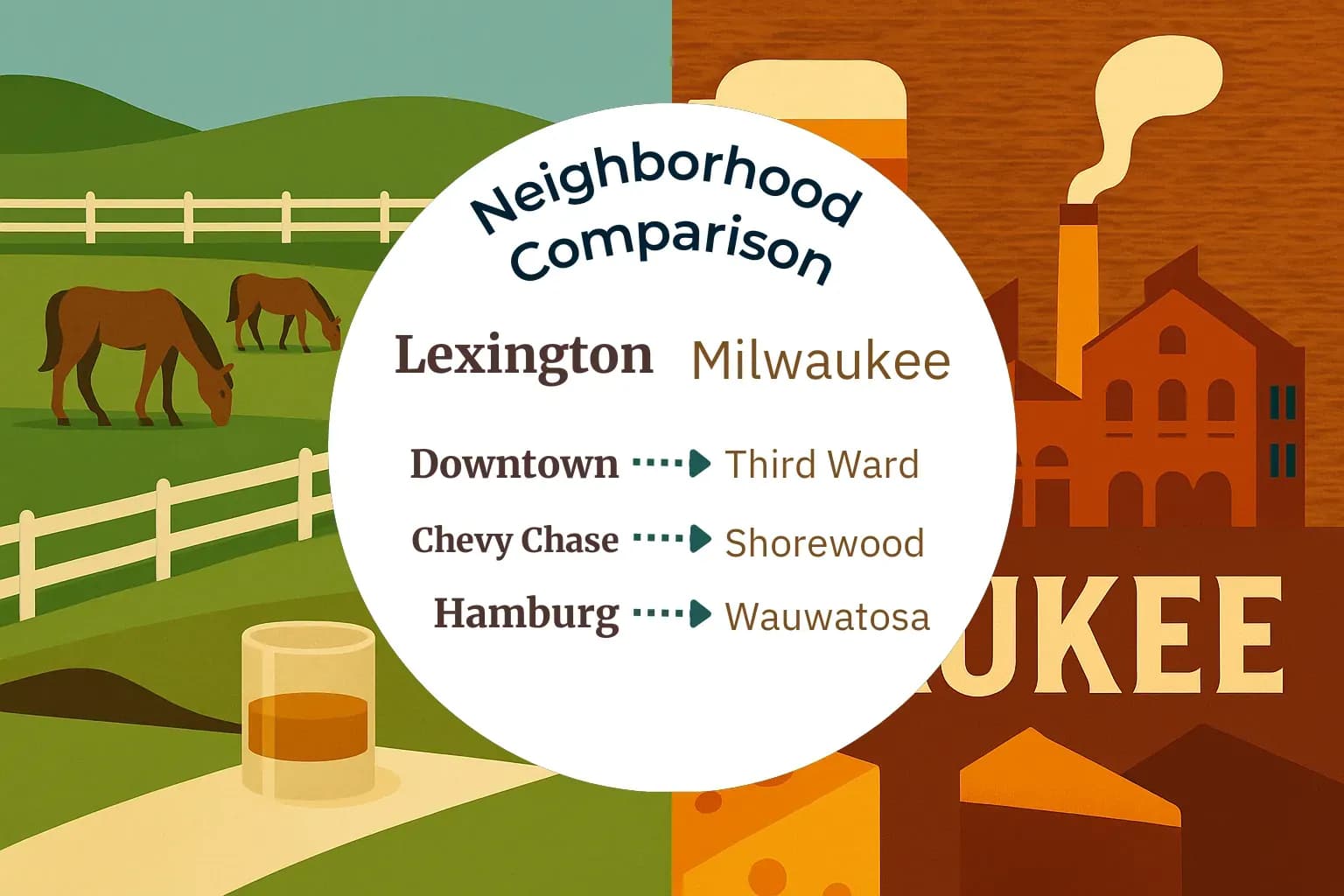 Lexington vs Milwaukee Neighborhood Comparison