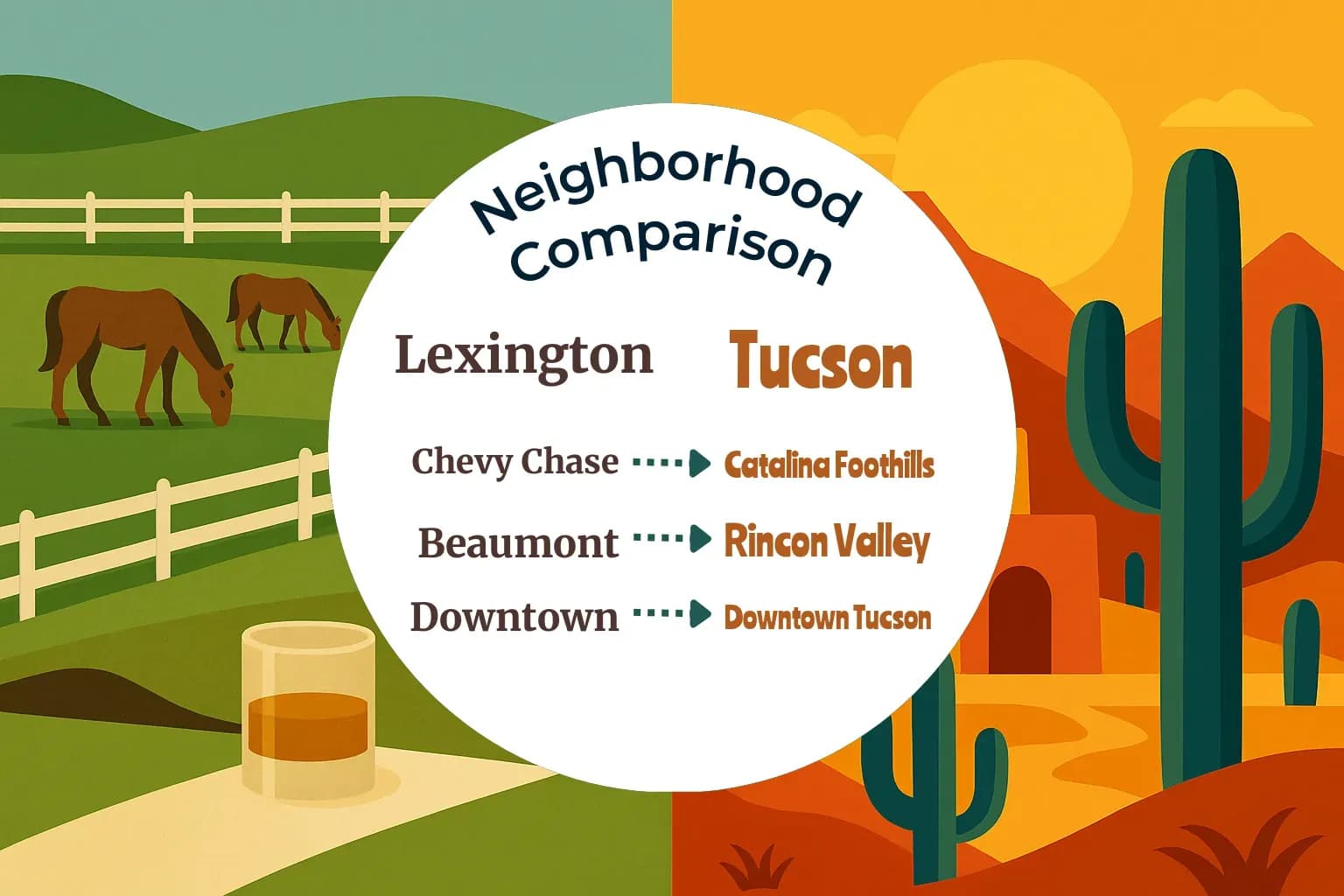 Lexington vs Tucson Neighborhood Comparison