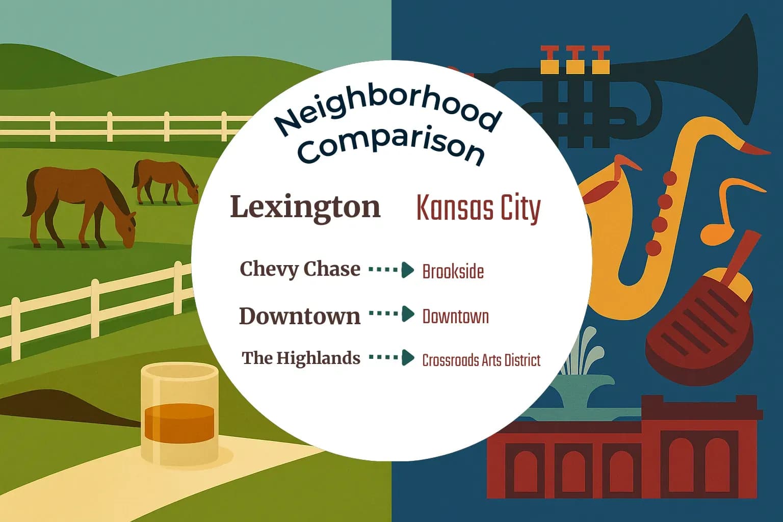 Lexington vs Kansas City Neighborhood Comparison