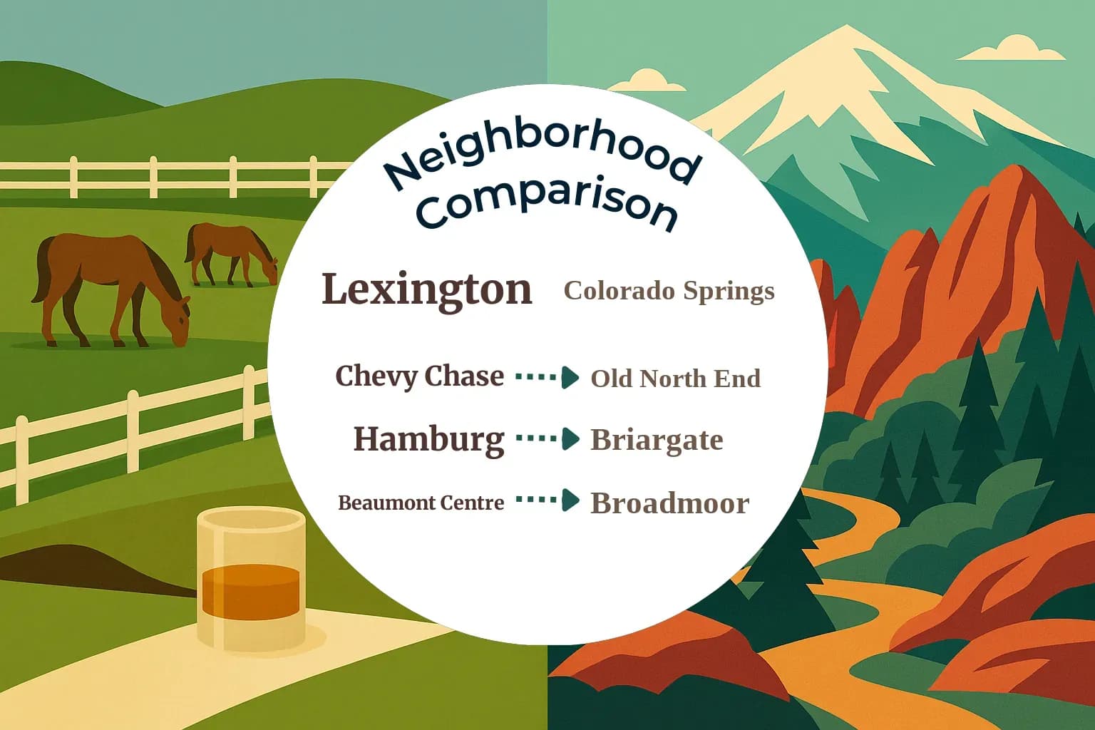 Lexington vs Colorado Springs Neighborhood Comparison