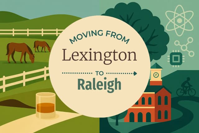 Moving from Lexington to Raleigh