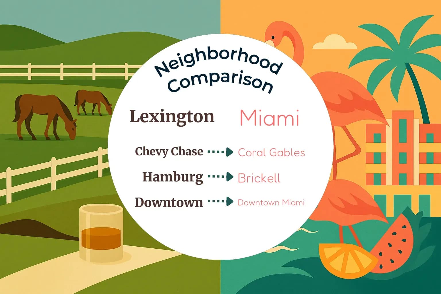 Lexington vs Miami Neighborhood Comparison