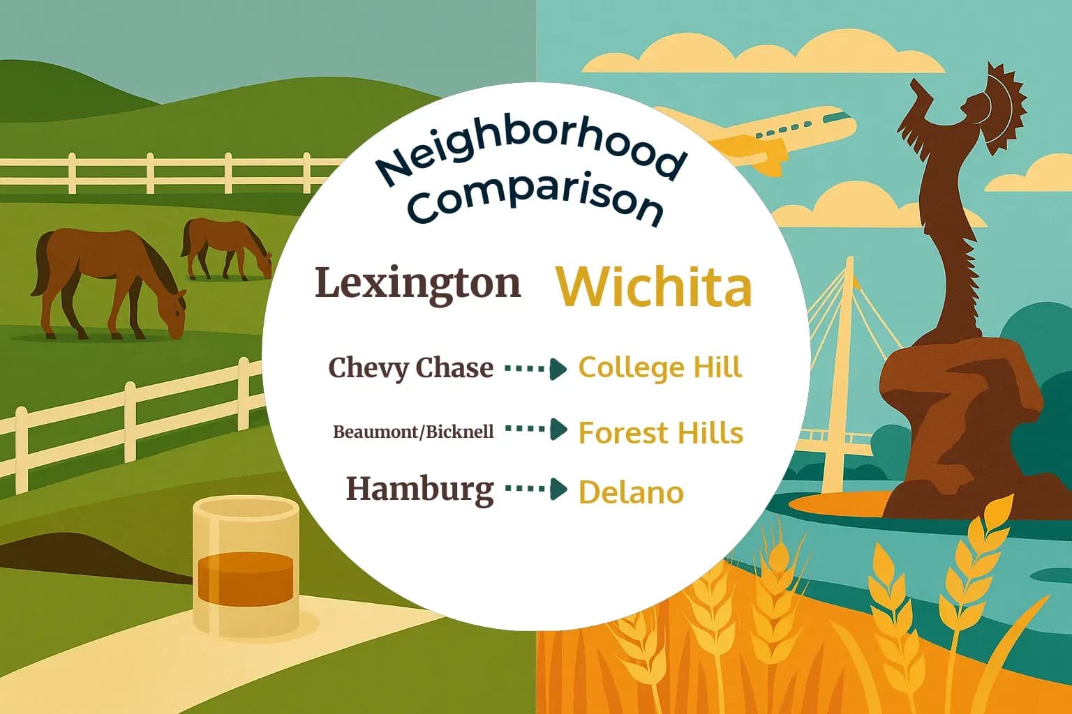 Lexington vs Wichita Neighborhood Comparison