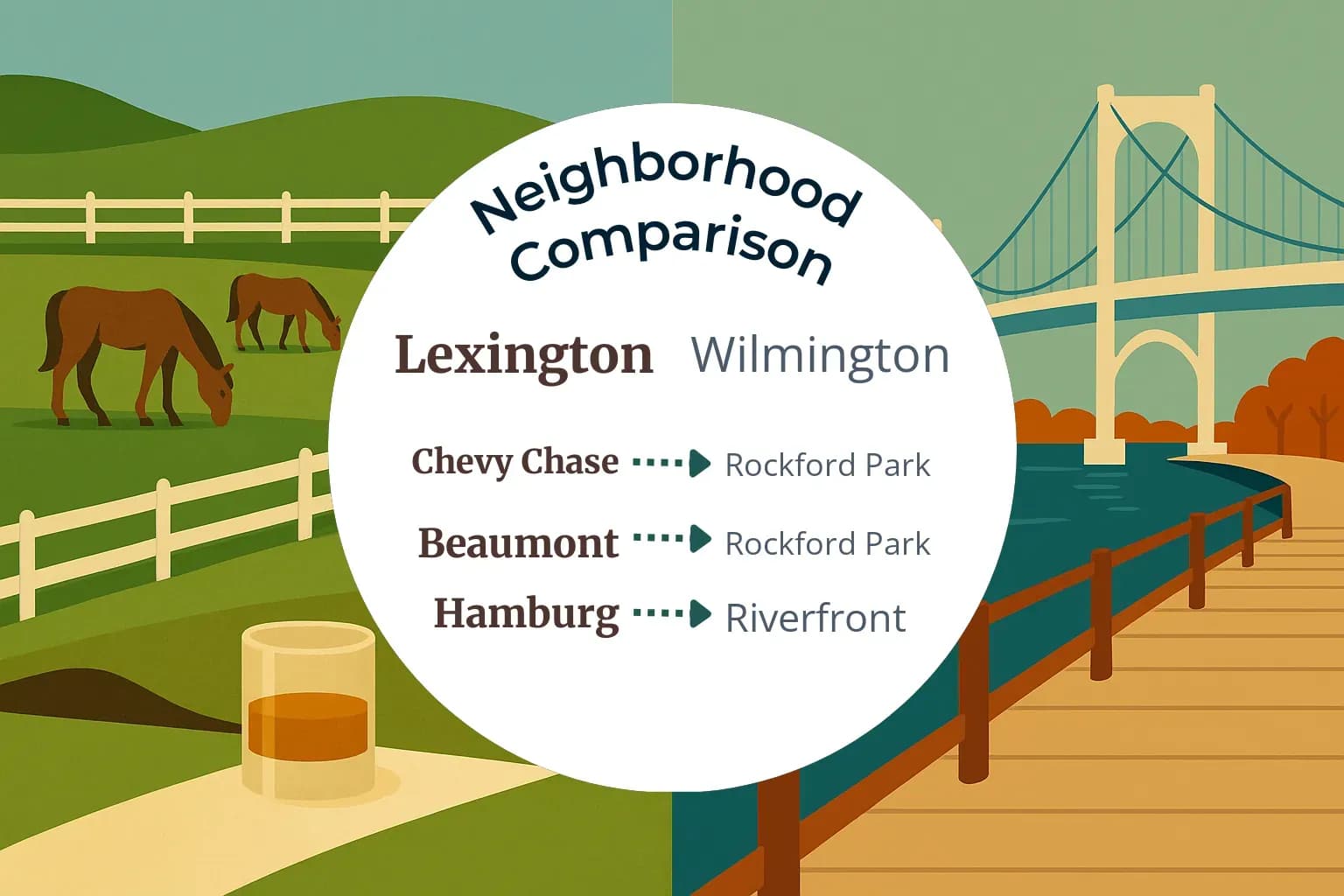 Lexington vs Wilmington Neighborhood Comparison