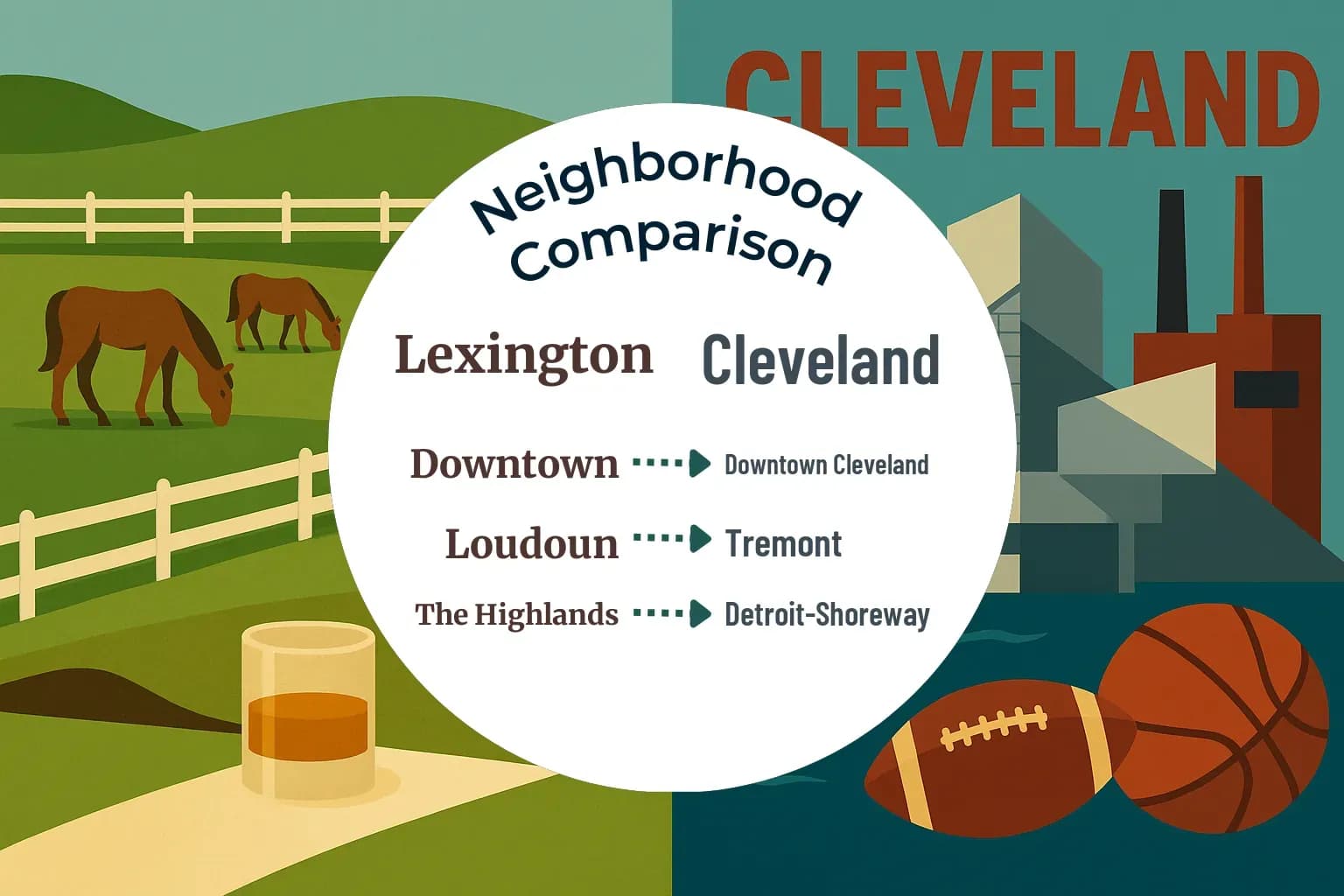 Lexington vs Cleveland Neighborhood Comparison