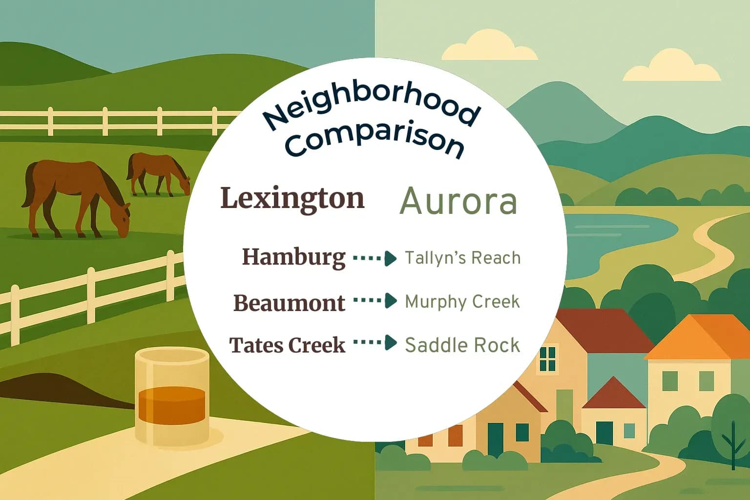 Lexington vs Aurora Neighborhood Comparison