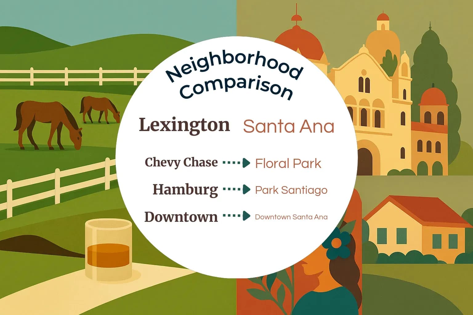 Lexington vs Santa Ana Neighborhood Comparison