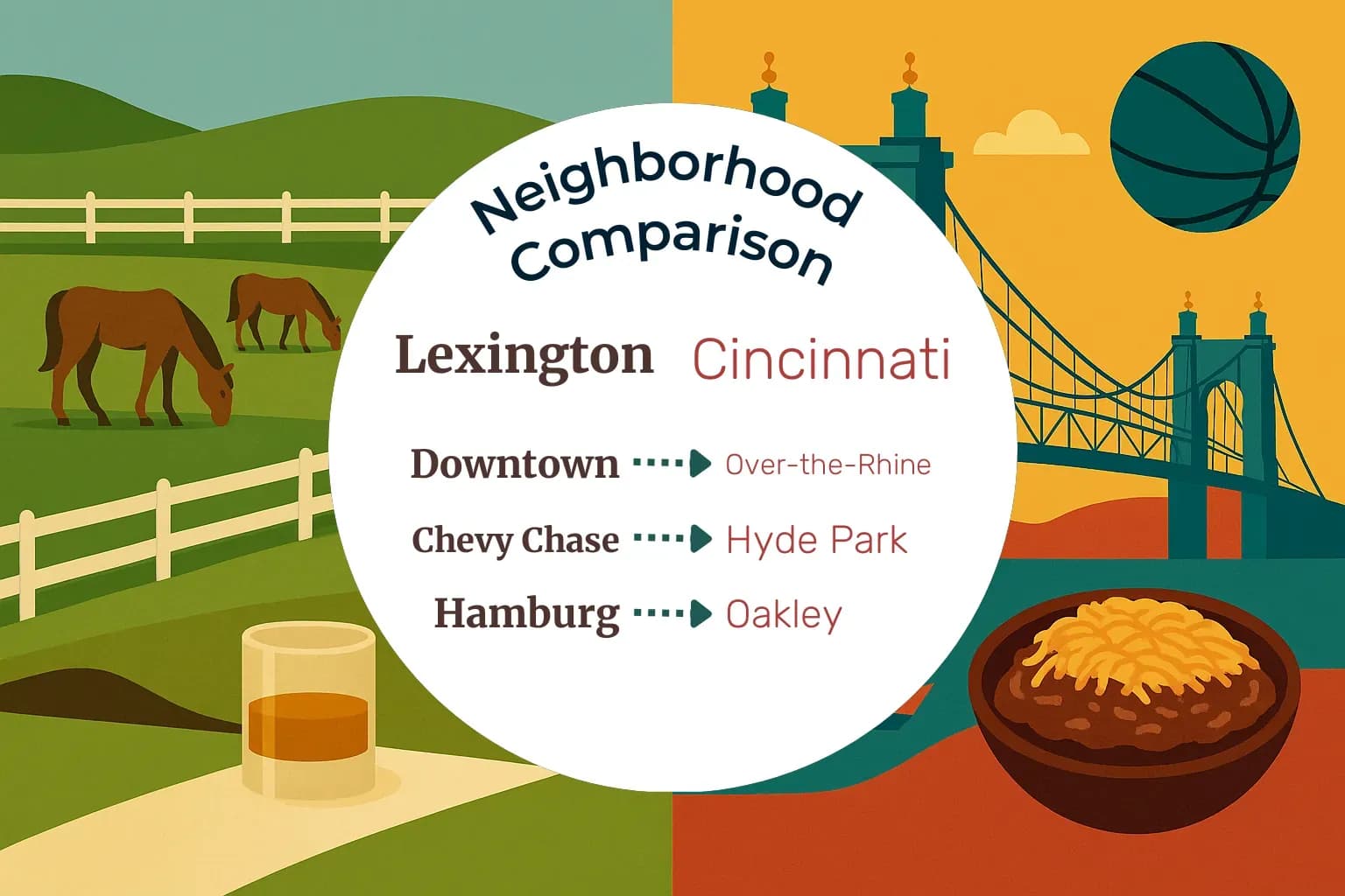 Lexington vs Cincinnati Neighborhood Comparison