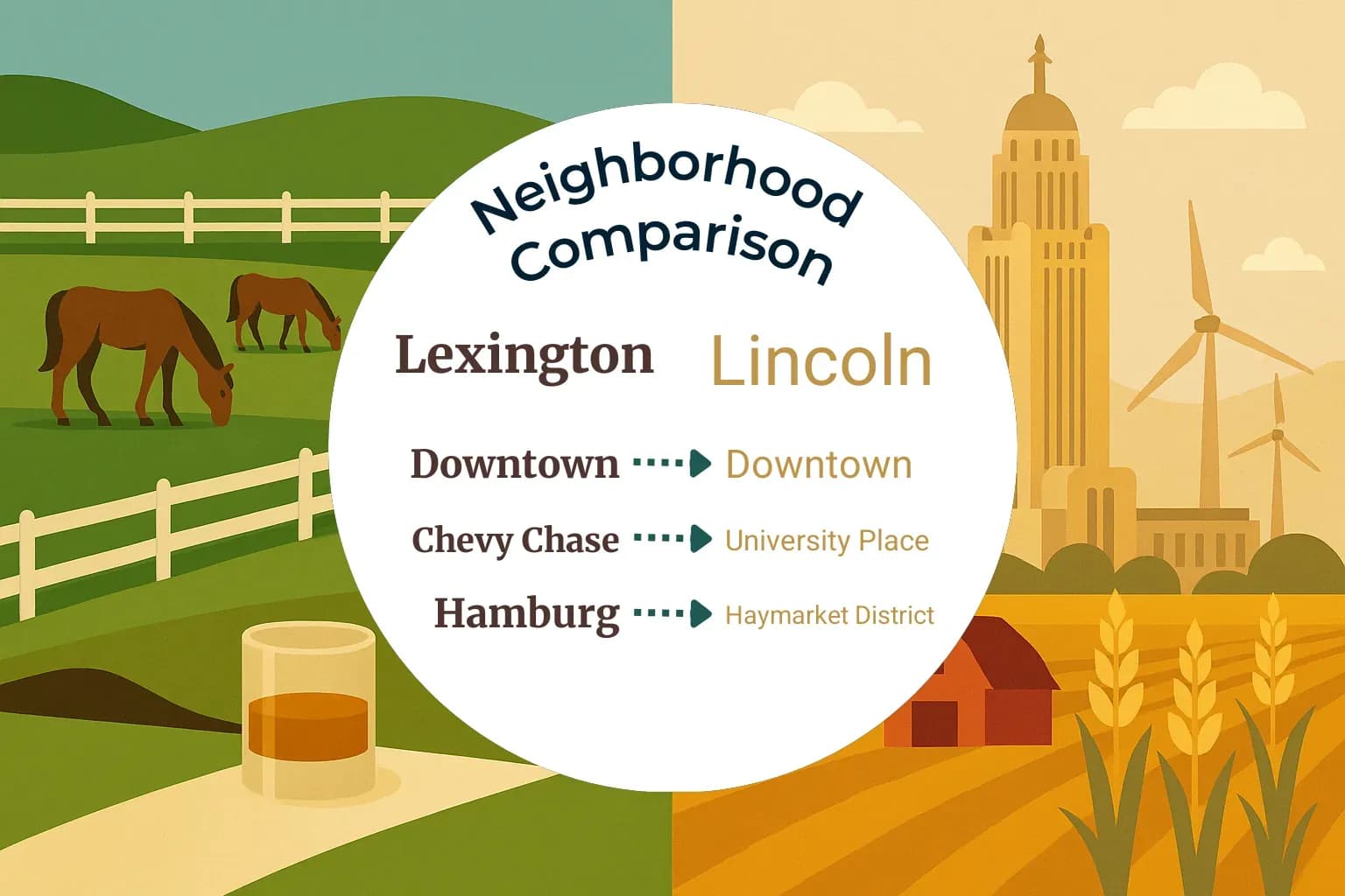 Lexington vs Lincoln Neighborhood Comparison