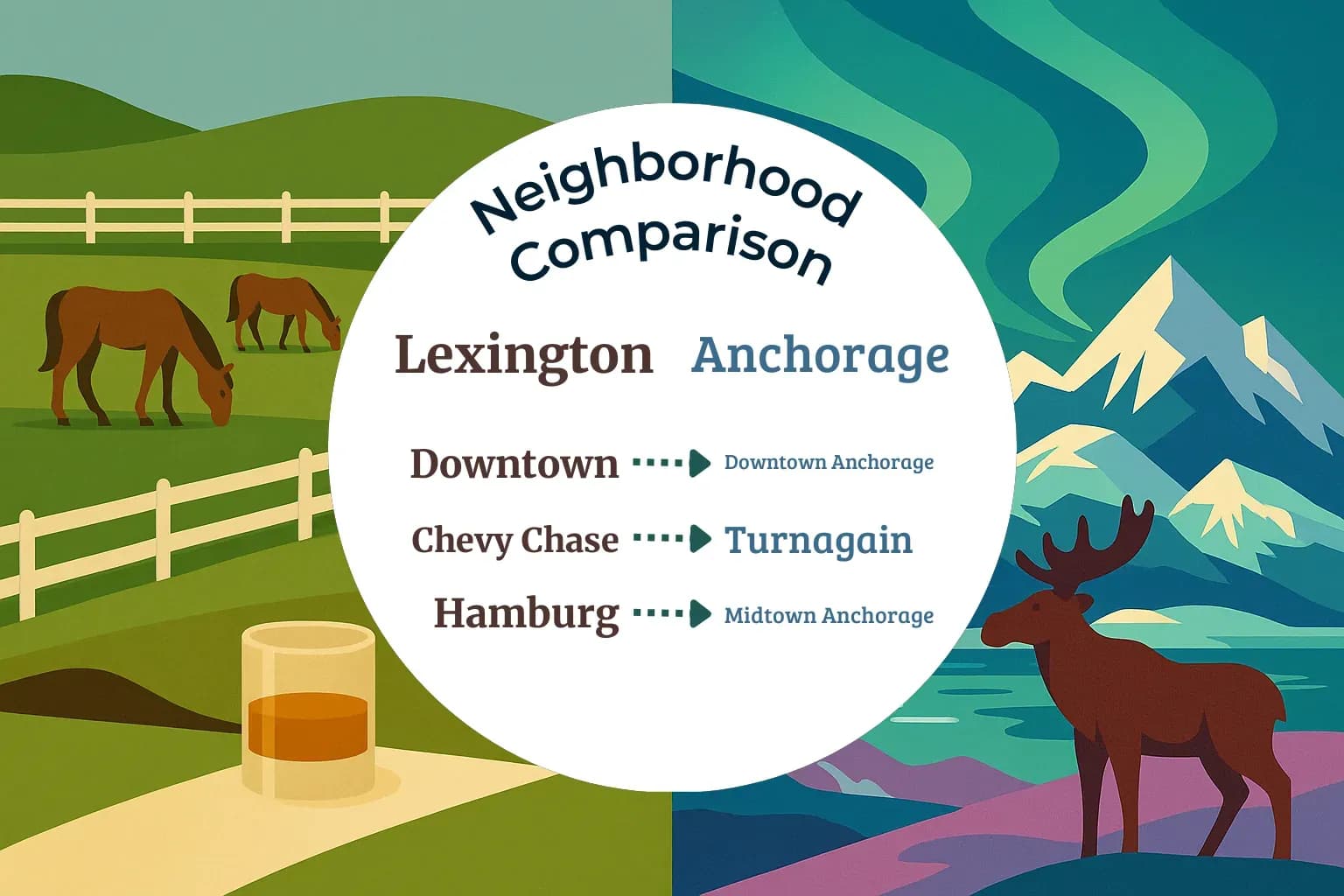 Lexington vs Anchorage Neighborhood Comparison