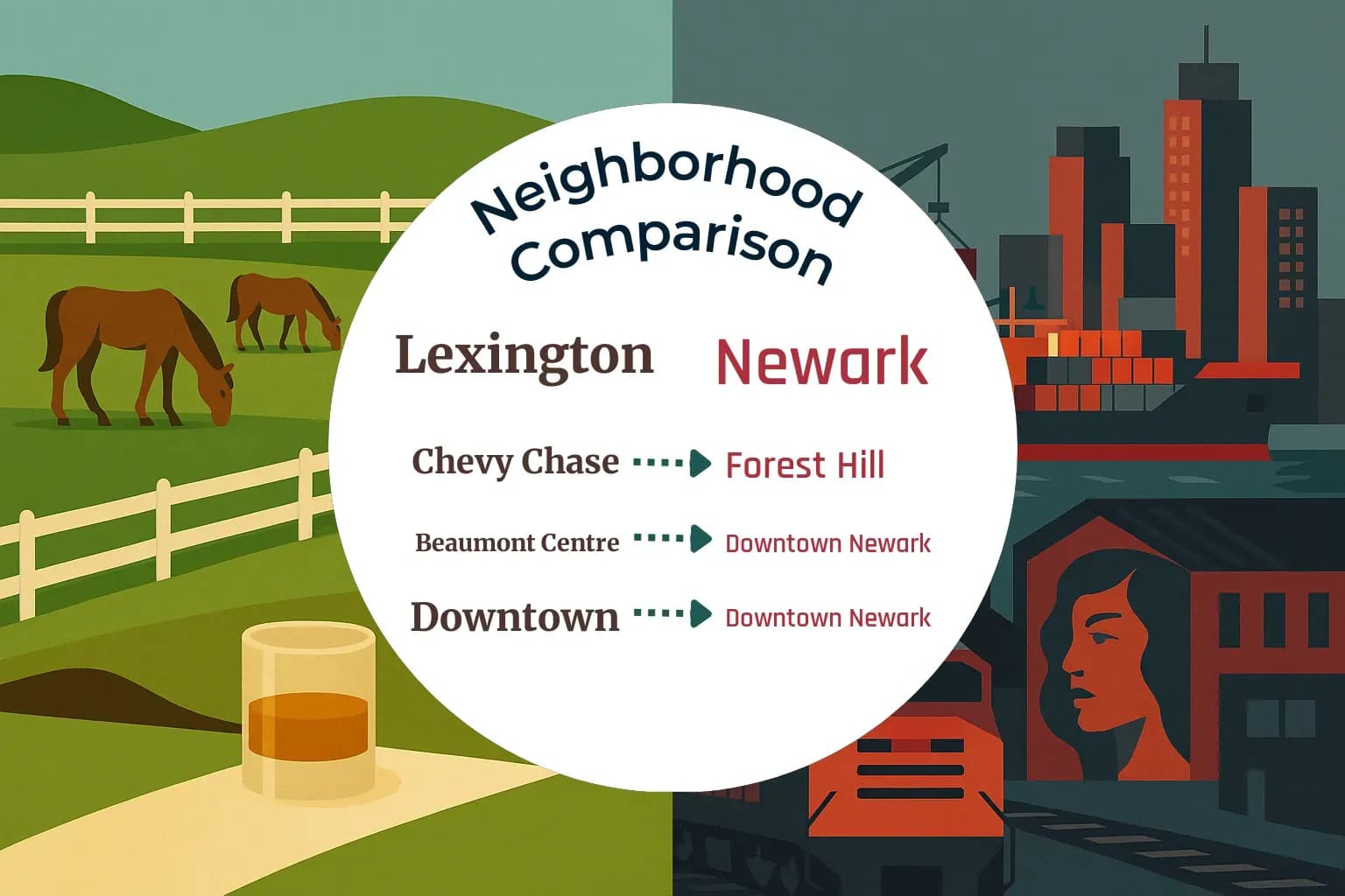 Lexington vs Newark Neighborhood Comparison