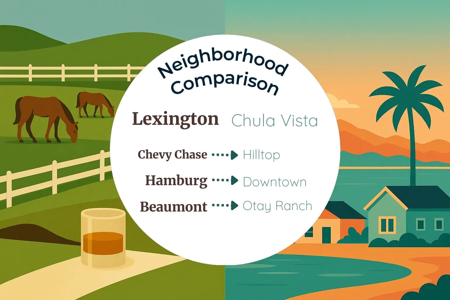 Lexington vs Chula Vista Neighborhood Comparison