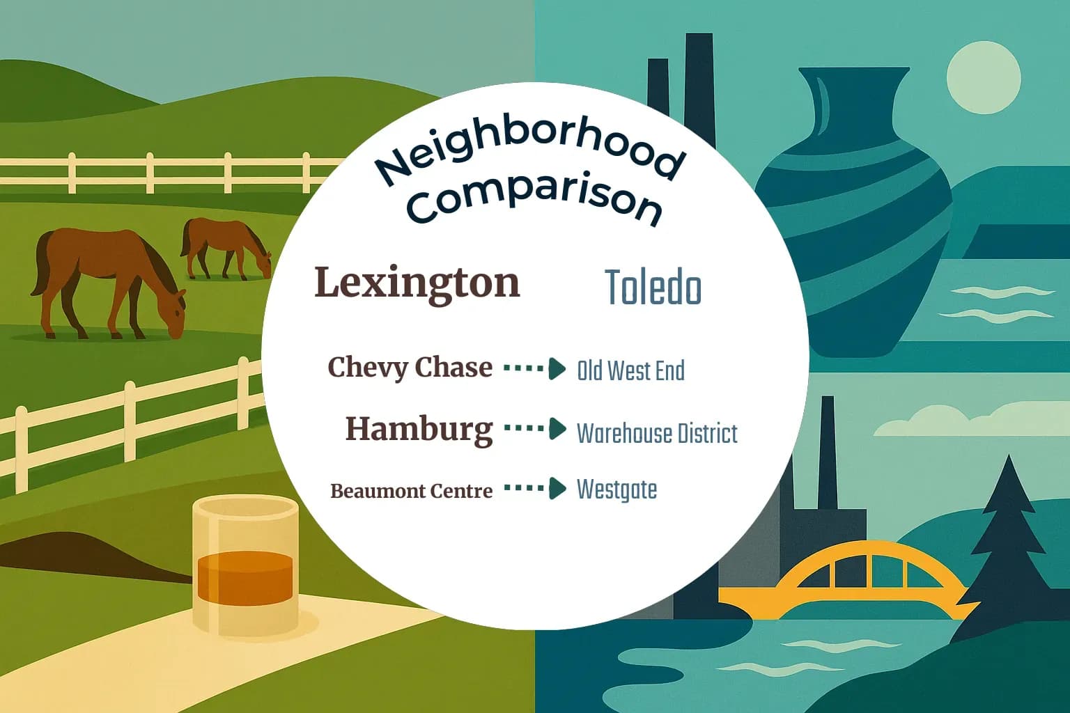 Lexington vs Toledo Neighborhood Comparison