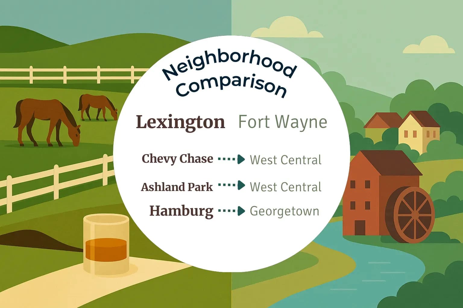 Lexington vs Fort Wayne Neighborhood Comparison
