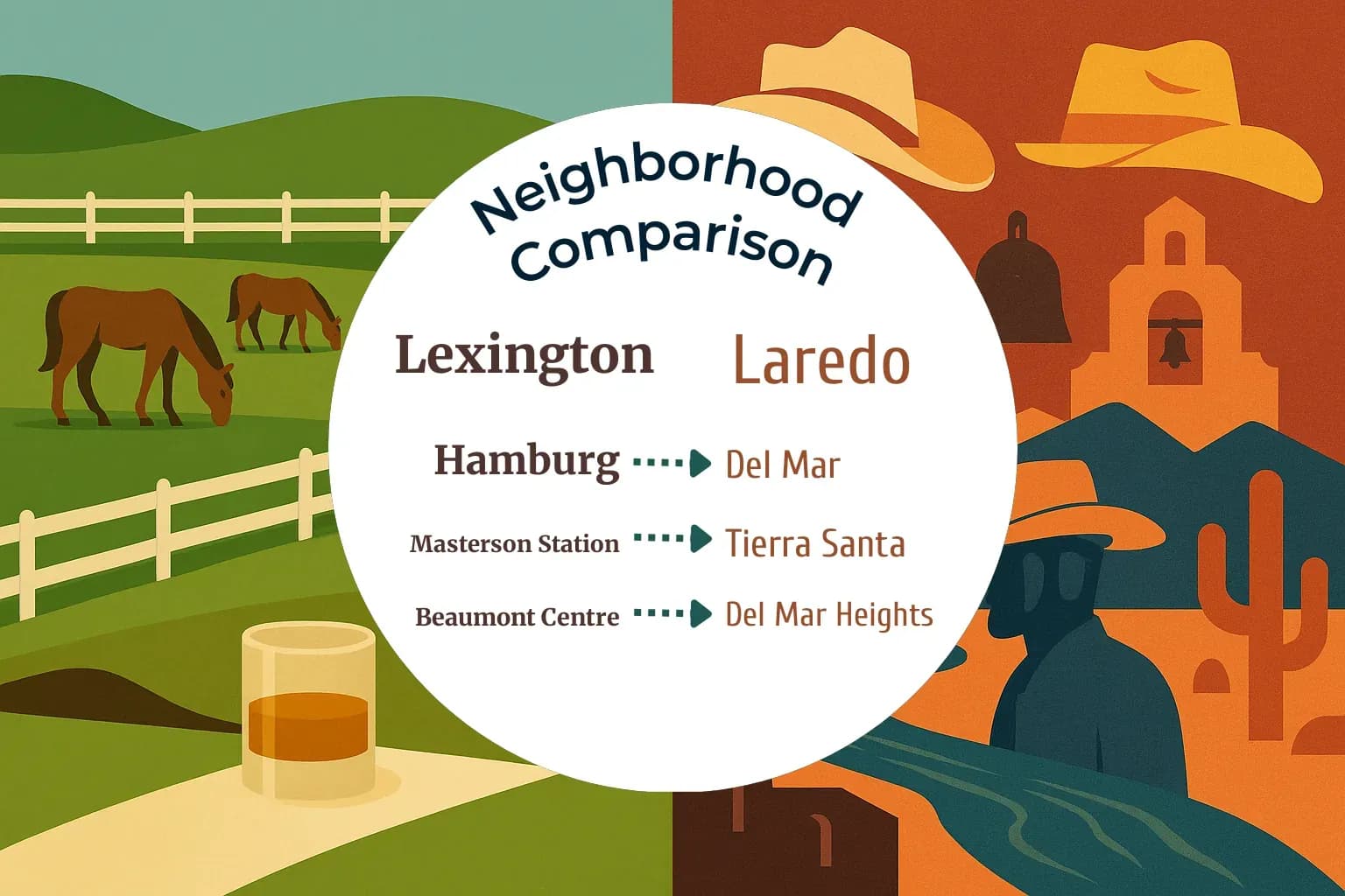 Lexington vs Laredo Neighborhood Comparison