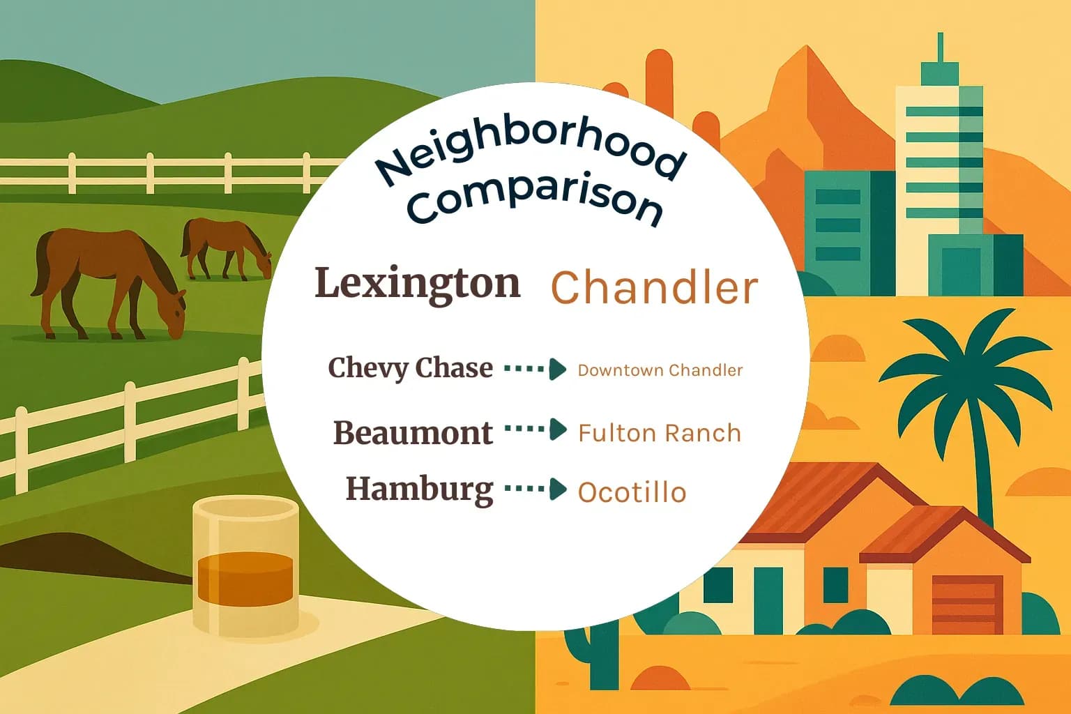 Lexington vs Chandler Neighborhood Comparison