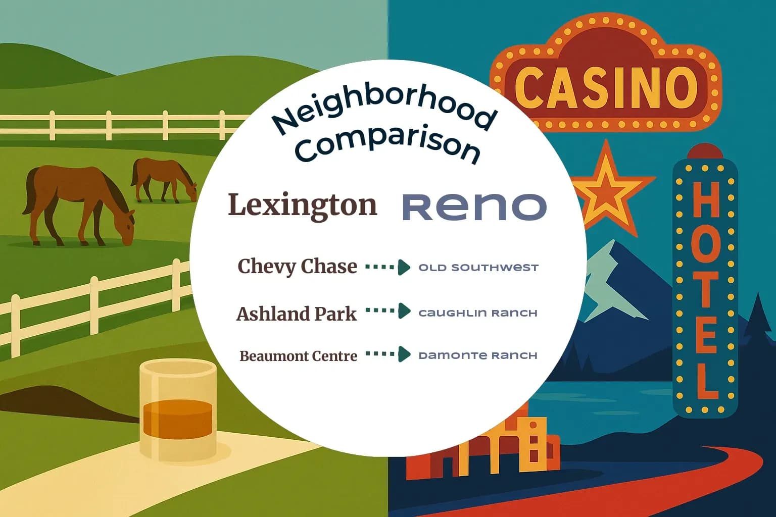 Lexington vs Reno Neighborhood Comparison