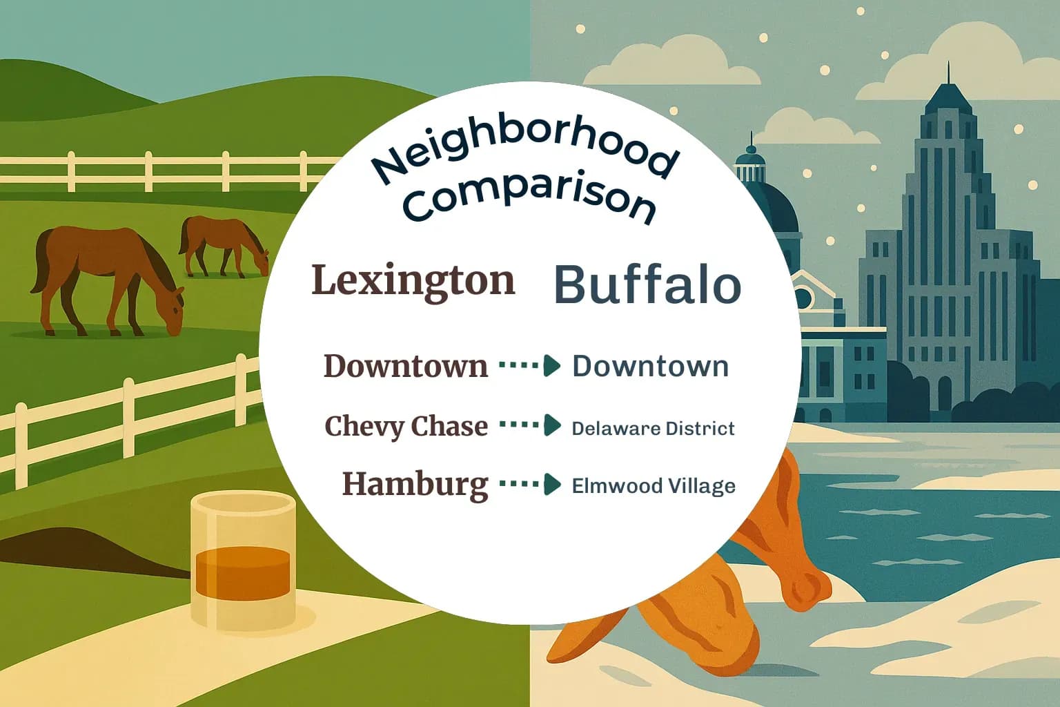 Lexington vs Buffalo Neighborhood Comparison