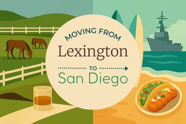 Moving from Lexington to San Diego