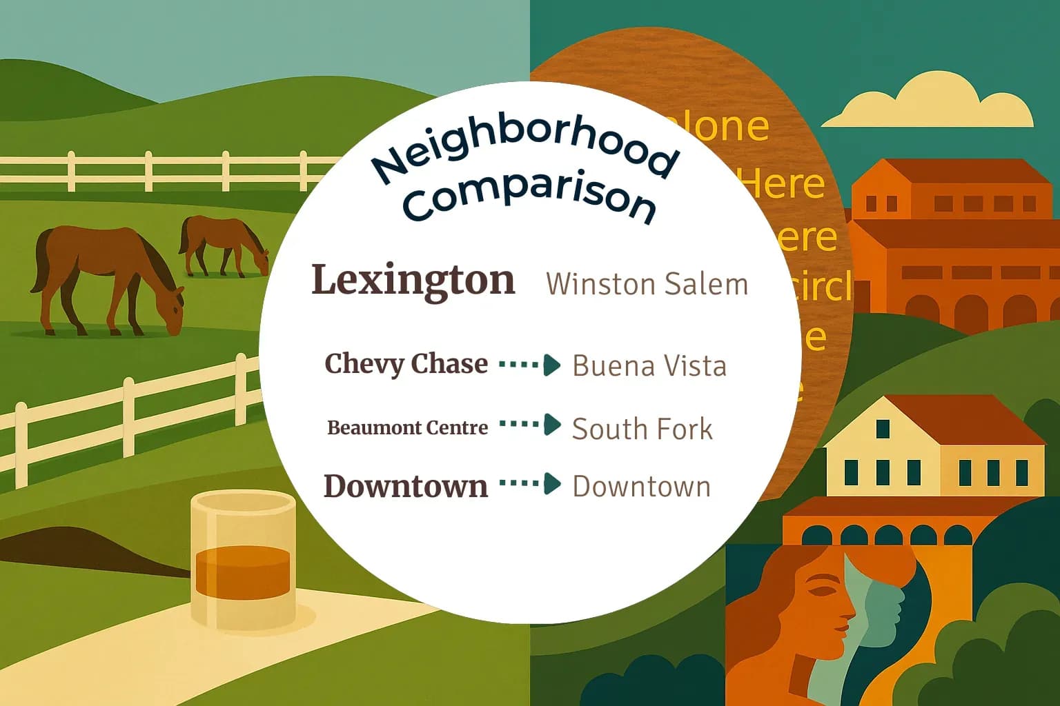 Lexington vs Winston Salem Neighborhood Comparison